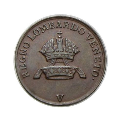 V. Ferdinánd 1843 V 1 centesimo