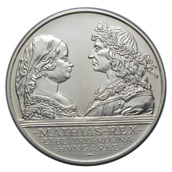 1990 500 Forint Mátyás király - Beatrix BU